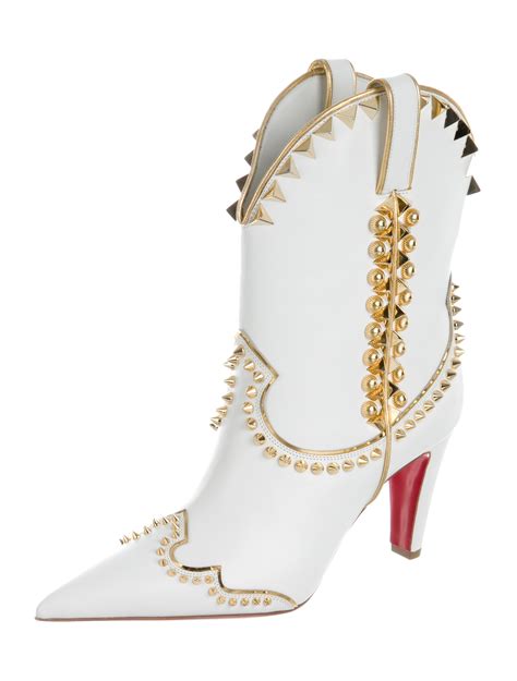 louboutin ankle boots replica|christian louboutin cowgirl boots.